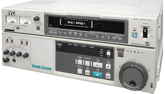 JVC BR-S 525E lettore S-VHS – VHS di classe broadcast con TBC e DNR incorporati